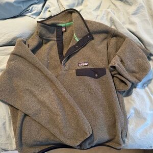 Patagonia Olive Fleece Pullover